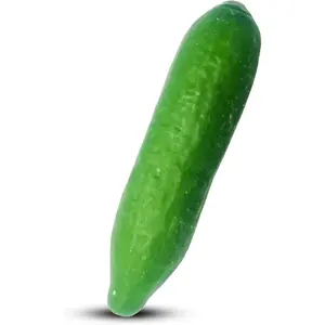 Realistic Food Prop | Fake Food | Artificial Fruit | Artificial Vegetable | Fruit Replica | Vegetable Replica | Fake Food Decor | Squishy Fruit | Squishy Vegetable (Cucumber)
