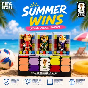 【summer wins】Official FIFA 2026 World Cup Mascot Plush Set – 3PCS Clutch, Zayu & Maple | Collectible Gift for Fans, Kids & Collectors,summerwins