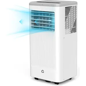 Gaomon 8 000 Btu Portable Air Conditioner for Rooms up to 350 Square Feet  3 in 1 Freestanding Cooling Air Conditioner with Fan and Dehumidifier  Sleep Mode  Auto Oscillation  24 Hour Timer