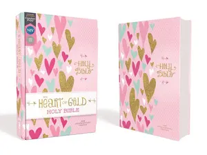 Niv, Heart of Gold Holy Bible, Hardcover, Red Letter Edition, Comfort Print -- Zondervan - Bible