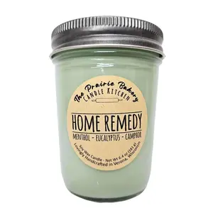 Home Remedy | Scented Soy Wax Candle | Menthol Eucalyptus Camphor Sinus Relief for Colds | Housewarming Birthday Wedding Holiday Gift