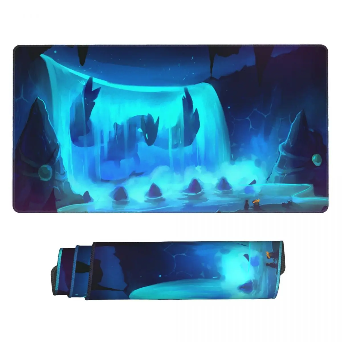 PKM Lugia Playmat Anime Desk Mat Mousepad Gift for Gamers Office