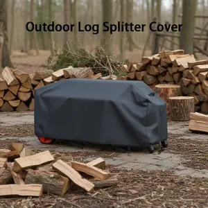 Heavy Duty Log Splitter Cover – 400D Waterproof Full Cover, All-Weather Outdoor Protection, Dustproof & Tear-Resistant (55"x16"x19")