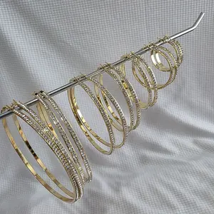 hoops zirconia gold plated ,Aracadas de zirconia