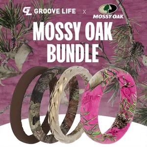 Groove Life x Mossy Oak Ring Bundle - Country Roots & Breakup Country Stackable Ring Set
