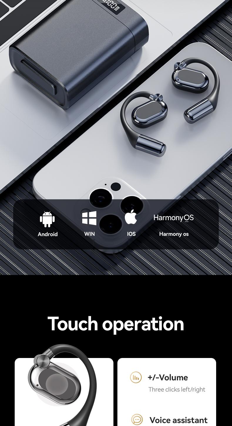 Bluetooth Earbuds with Smartphone Charging Support 45 Hours Playtime HiFi Bass ENC Noise Cancelling Bluetooth 6.0 Sport Design Bluetooth Earbuds with Smartphone Charging Support 45 Hours Playtime HiFi Bass ENC Noise Cancelling Bluetooth 6.0 Sport Design