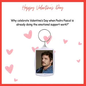 Pedro Pascal Fan? Keychains