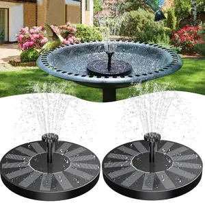 Solar Fountain, Floating Solar Powered Water Fountain Pump for Bird Bath, Garden, Pond, Pool, Outdoor (1 Pack)