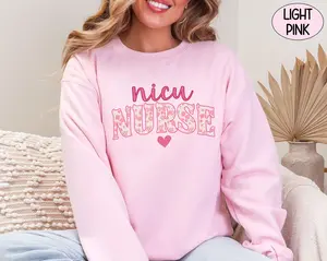 NICU Nurse T-Shirt Or Sweatshirt, Cute Neonatal Intensive Care Unit Shirt, Future NICU Nurse Student t-shirt , Floral Nicu Nurse Sweater, New Grad Gift Crewneck Sleeve