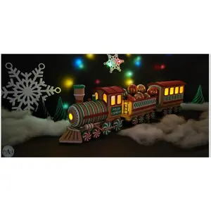 Christmas Gingerbread Train