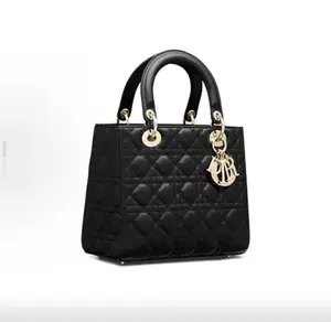 Pre-owned Dior Medium Lady Bag