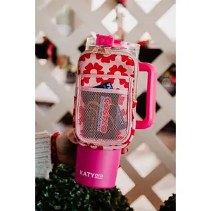 Flower Power Tumbler Zipper Caddy