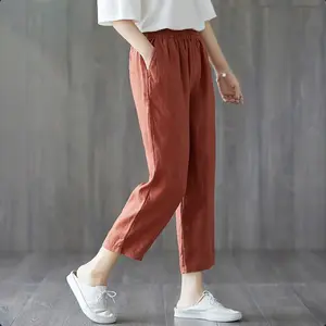 Spring and Autumn Cropped Trousers Women Casual Pants for Casual Wear - Womenswear, Bottom