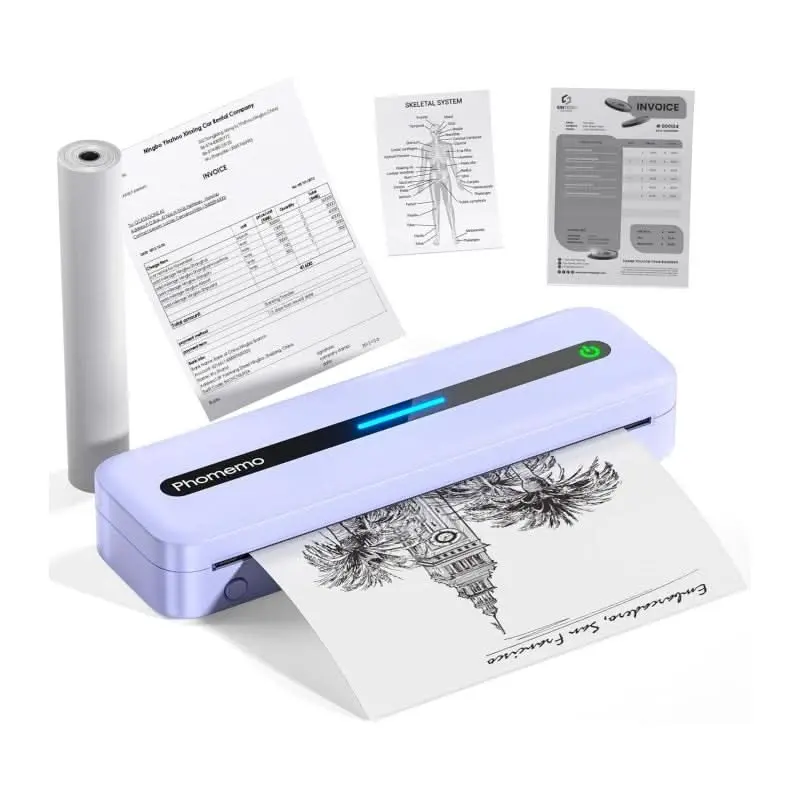 Phomemo M832-PL X-Letter Thermal Portable Printer - Purple