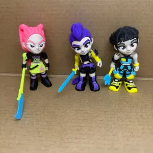 KPop Demon Hunters Articulated Flexi Figure Fidget with Vibrant Colors Unique Poses for Collectors Fully Articulated Design Movable Body Legs Arms Perfect Gift