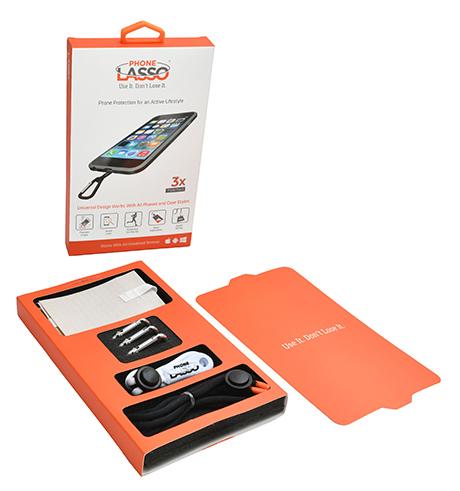 Phone Lasso Anti-Drop Smartphone Tethering System Secure Clip-On Carabiner Adjustable Wrist Strap for Enhanced Phone Safety White Patented