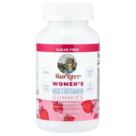 MaryRuth's Women's Multivitamin Gummies, Strawberry , 60 Gummies