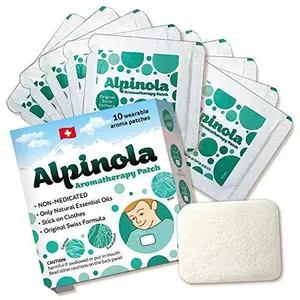 Alpinola Aromatherapy Patches with Essential Oils Non-Medicated (10 Count)