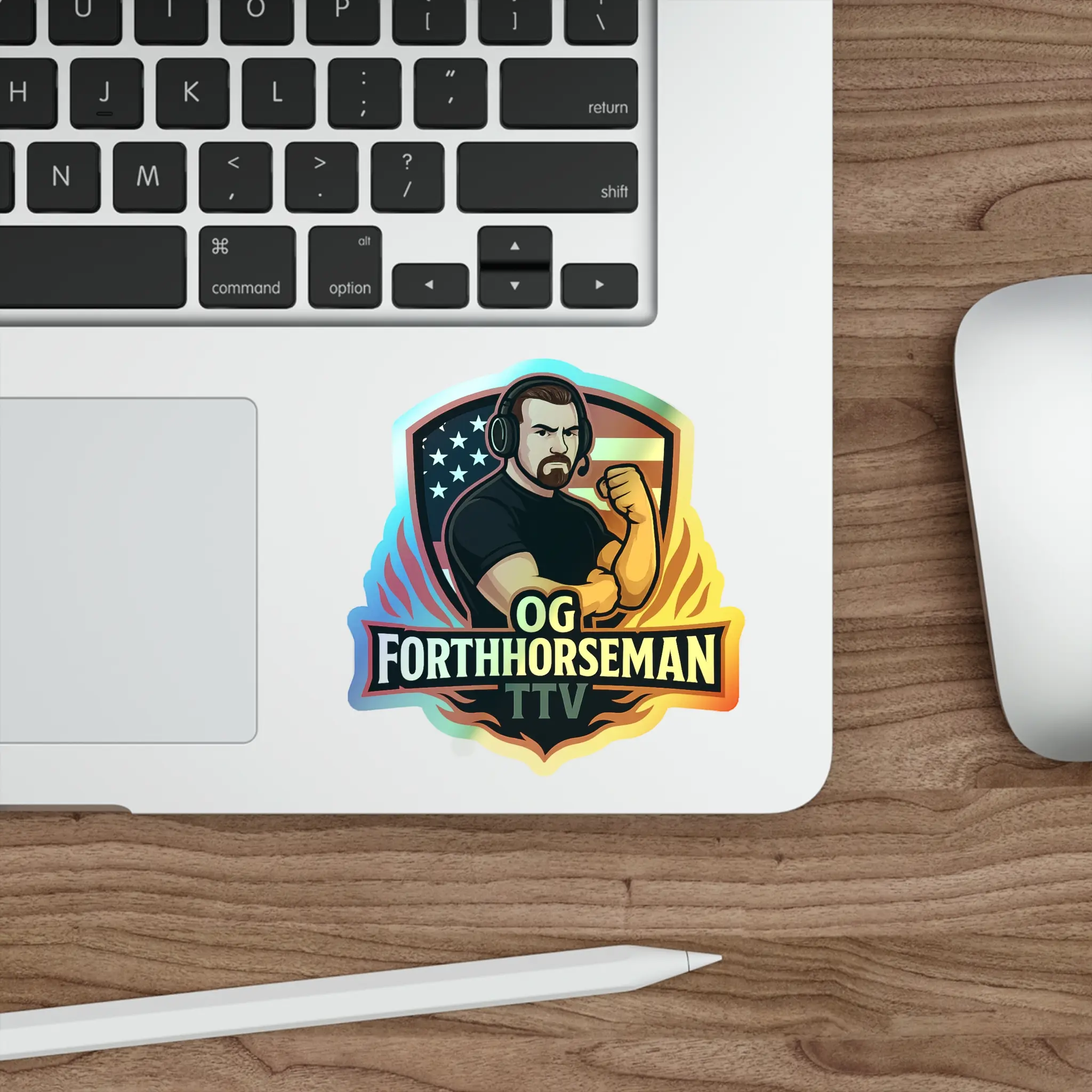 Limited Edition Holographic Die-Cut Stickers for Gamers