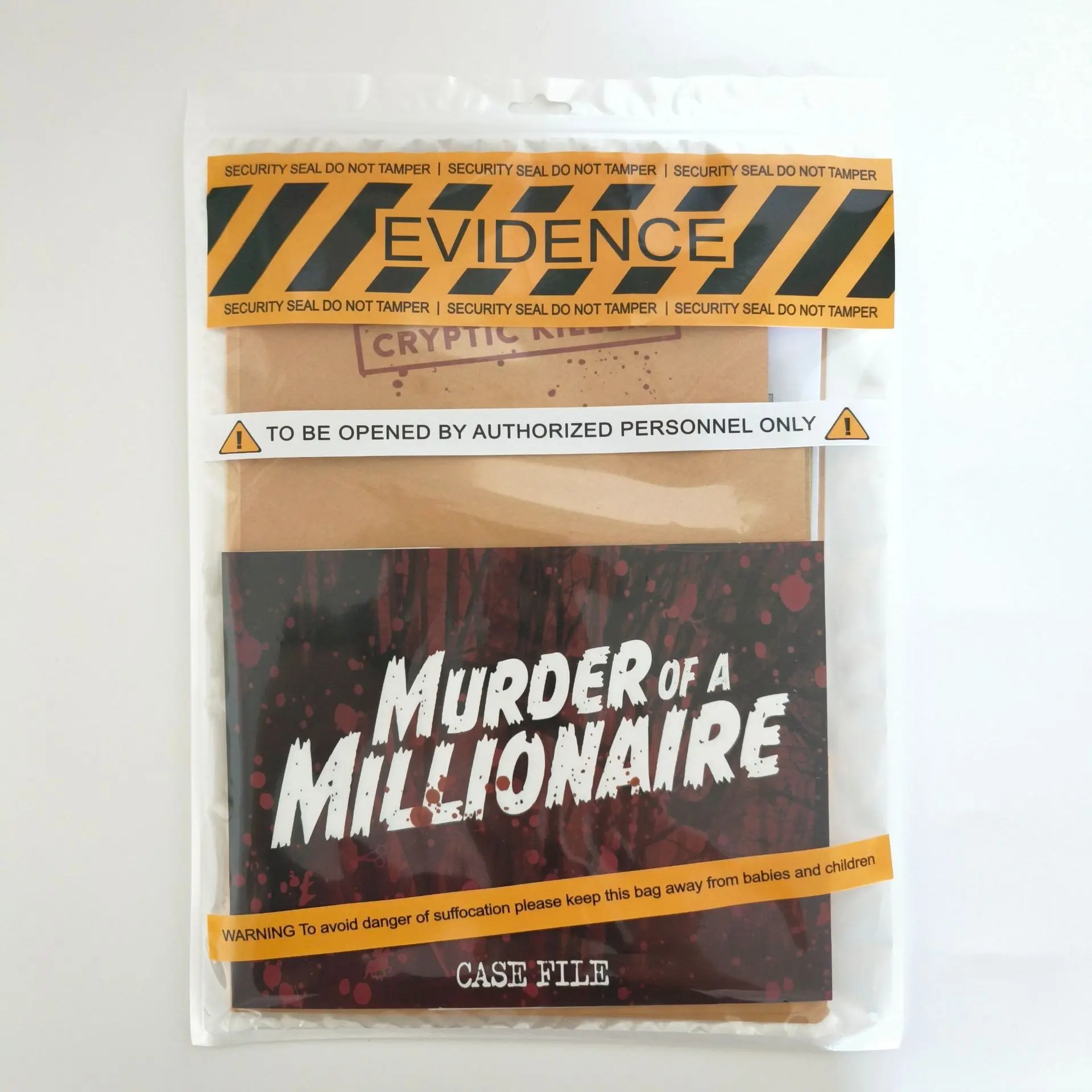 Cryptic Killers Unsolved Murder Mystery Game, Puzzle Game, Tabletop Game, Board Games, Millionaire Detective Case Files, Suspense Role-Playing Adventure, Cold Case File Investigation with Detective Clues, Witness Statements, Crime Scene Photos