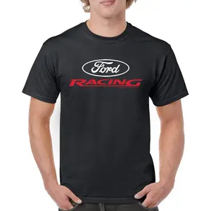 Ford Racing T-shirt American Muscle Car Performance Mustang Gt Men's Tee