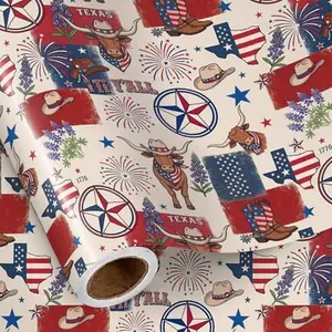USA Celebration Paper Roll - High-Quality 4th of July & 250th Anniversary Wrap