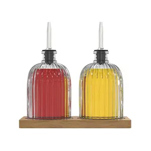 Fluted Glass Cruets