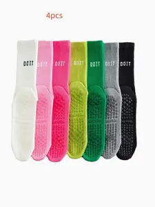 Women's Non-Slip Breathable Yoga Socks, Grip Socks, Low-Cut Moisture-Wicking, Ideal for Yoga/pilates/gym/aerobic Sports, Pure Color Options