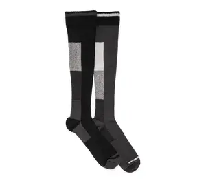 MUK LUKS Ruff & Tuff Tall Cotton Compression Socks 2 Pack