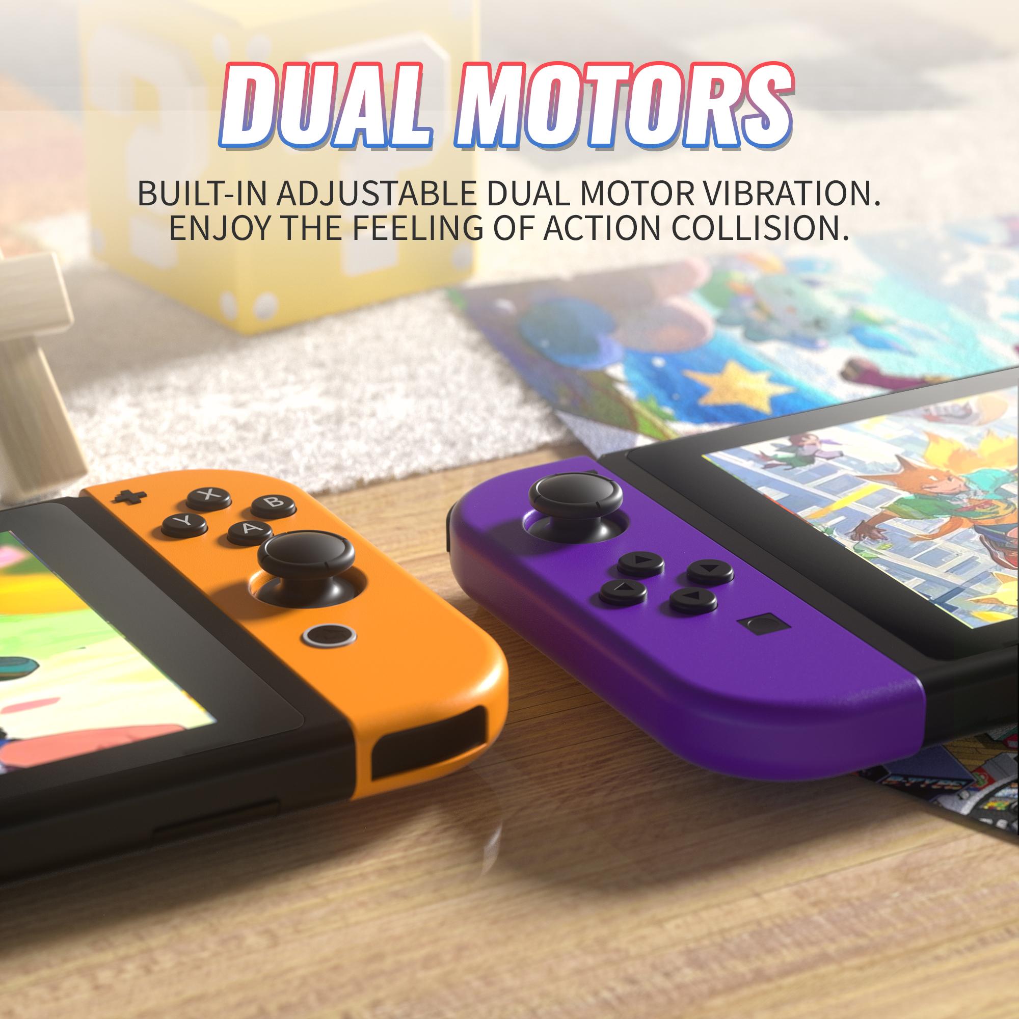 Joypad Controller for Switch1&2 Wireless Joypad Replacement for Switch Controller Left and Right Switch Joycons Support Dual Vibration Wake-up Function Motion Control switch joycons Gamepad