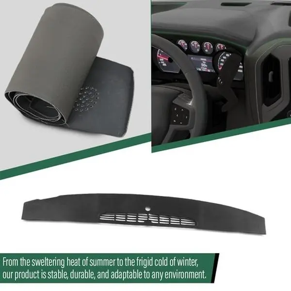 Soft TPE Upper Dash Front Section Trim Panel For 07-13 Chevrolet GMC Cadillac