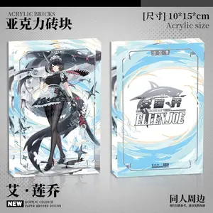 Zenless Zone Zero Ellen Joe  Jane Doe Von Lycaon Evelyn Chevalier HD Interlayer Brick Acrylic Stand Model Desk Display Standing