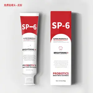 SP-6 Toothpaste Probiotics Brightening Deep Cleaning Remove Smoke Stains Fresh Breath Protect Gums 140g