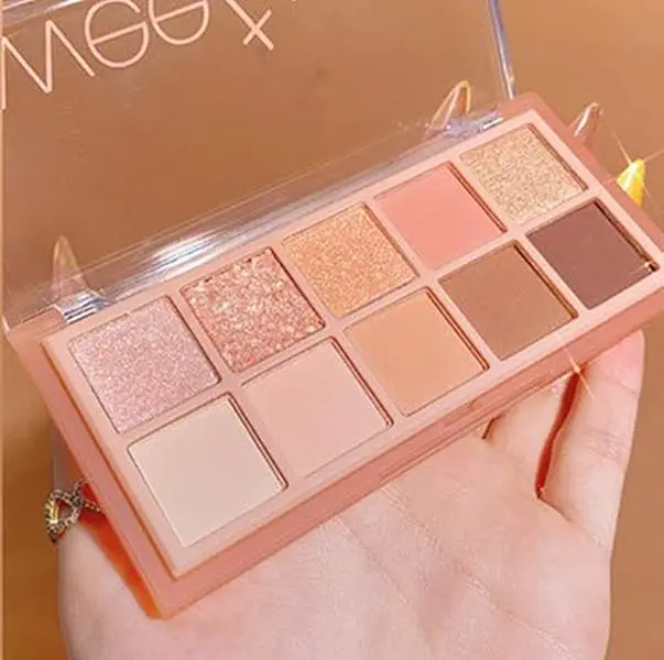 Eyeshadow Palette,Matte&Glitter&Shimmer Eyeshadow Korean Makeup,Long Lasting Blendable Shades,Naturing-Looking,Waterproof Cool Eye Shadow Makeup Palette,01