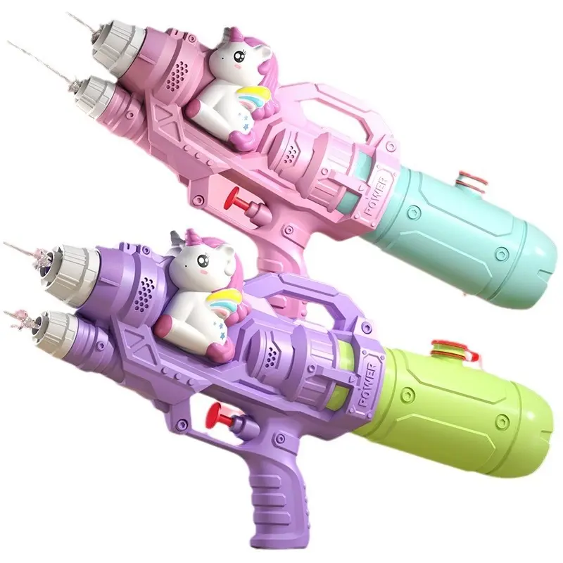 2025 New Dinosaur Water Gun for Kids - Outdoor Summer Toys with Single/Dual Spray, Beach Pool Water Games, Ultimate Summer Fun Gift