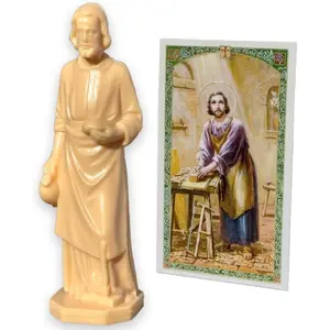 St Joseph Statue for Selling Your House - Made in USA by Veterans, Includes Exclusive Prayer Card and Instructions, Home Selling Kit