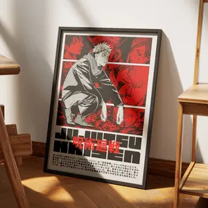Jujutsu Kaisen Manga Poster Unframed, Anime Jujutsu Kaisen Wall Art, Kento Nanami Anime Poster, Anime Wall Decor, Gift For Anime Lovers, Anime Art Gift for Fan