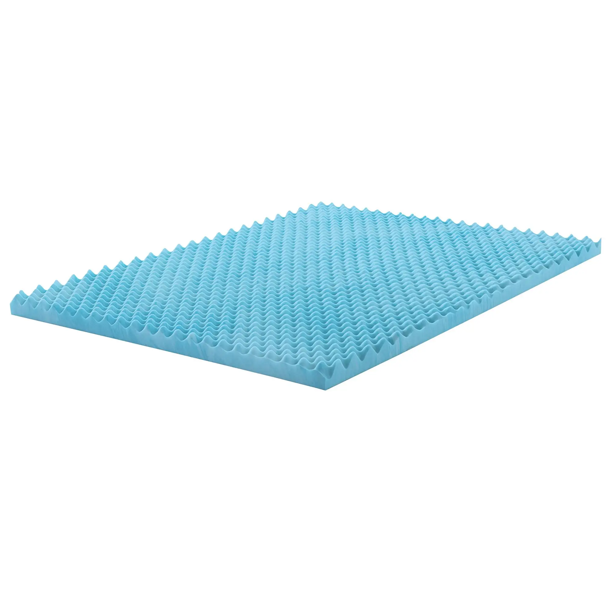 1" & 2" Premium Convoluted Gel Memory Foam Toppers for Enhanced Comfort and Support