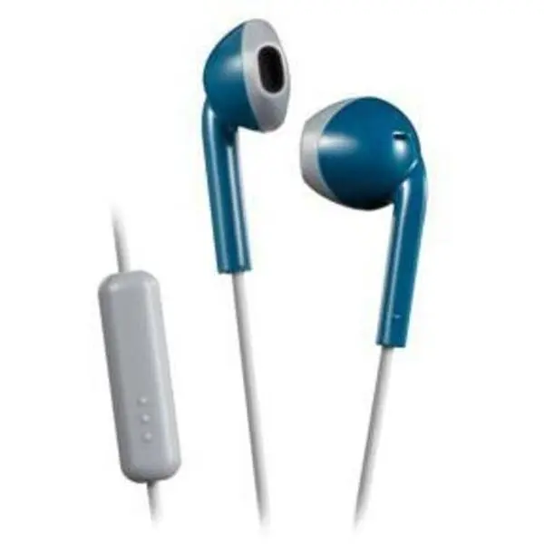 JVC HAF19MAH Vintage Earbuds IPX2 Sweat Proof Includes Mic & Remote (Khaki)  [HEADPHONES] Tan, In-Ear