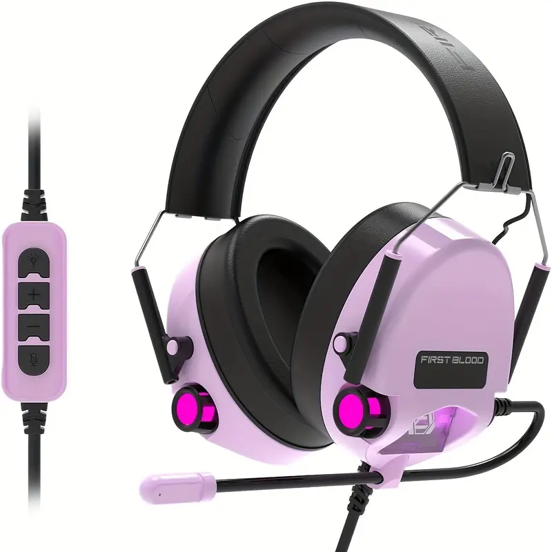 Ajazz H10 Over-Ear Headset, Gaming Headset, Computer Office Headset, 7.1 Surround Sound, Compatible with PC/Windows/Mac/Laptops