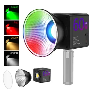 Camera Photography Light - Portable Flash - with RGB 360° Adjustable, Suitable for Video Blogging/Makeup/Photography/Video/Vlog/TikTok, Tripod Mountable.
