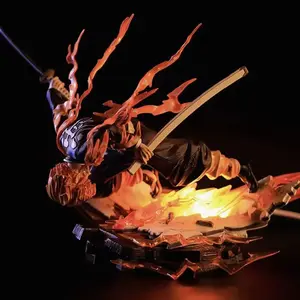 Demon Slayer – Zenitsu Agatsuma Infinity Castle Honoikazuchi Luminous GK Battle Statue Anime PVC Figure Collectible Figurine Display