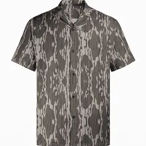 Duck Hunting Camo Shirt for Men, Summer Casual Button-Up, Outdoor Aesthetic Hunter Gift, Breathable Hunting Apparel, Camouflage Party Shirt