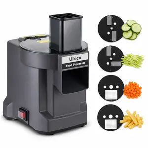 ULRICA Electric Vegetable Cutter & Dicer – 4-in-1 Dual Feed System for Quick Salad Prep, French Fries & Vegetable Slicing