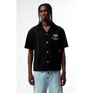 Pacsun Men's Bishop Embroidered Camp Shirt