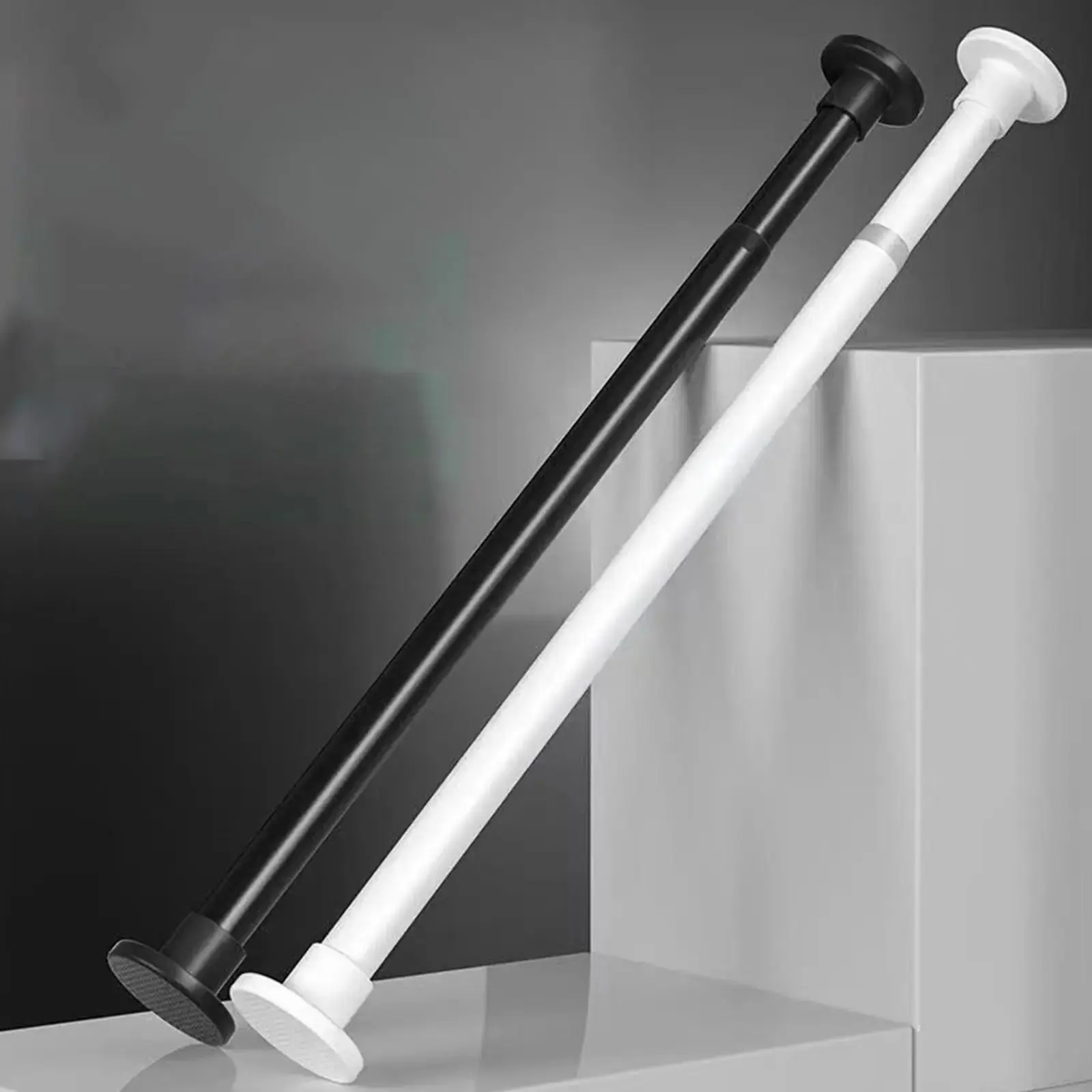 Adjustable Telescopic Metal Rod, Adjustable Extendable Pole, Punch-Free Curtain Rack, Clothes Drying Rack, Durable Home Storage Organizer, Multifunctional Holder