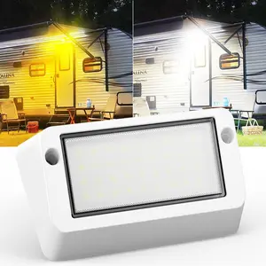 Safoner LED RV Porch Light - Dual Color, Ultra-Bright & Waterproof | RV Camper Accessories