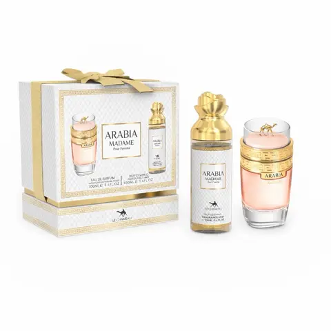 Emper 2IN1 GIFT SET ARABIA MADAME 3.4 oz Fragrance Mist for Women Eau de Parfum & Body Mist Set