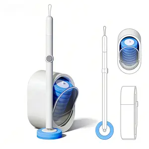 Toilet cleaning kit, equipped with self-cleaning disposable cleaning pads--no need for pre-rinsing, no need for cleaning, no odor, easily achieves bathroom hygiene management