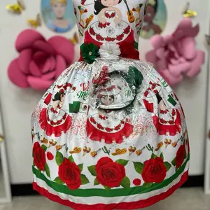 Charrita Blanco Dress Elegance vestido Mexicano